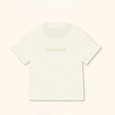 Áo Phông Baby Tee Logo EcoChic Unisex Oversize 100% Cotton Chính Hãng 24h Giao Hàng – 69.000₫ 2