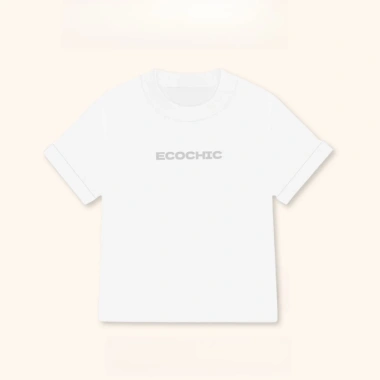 Áo Phông Baby Tee Logo EcoChic Unisex Oversize 100% Cotton Chính Hãng 24h Giao Hàng – 69.000₫ 3