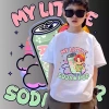 Áo phông bé Pop K‑Pop màu sắc, size 1‑11 tuổi, bộ sưu tập mềm thoải mái, giảm giá 20% 9