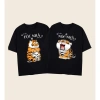 Áo phông cặp đôi Nóc Nhà - Cột nhà unisex cotton 100% co giãn, đáng yêu, giá 80k