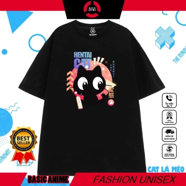 Áo phông Cat là mèo Mèo đen Hentai Cat unisex nam nữ - Độc đáo, giá chỉ 87.000₫ 2 Áo phông Cat là mèo Mèo đen Hentai Cat unisex nam nữ - Độc đáo, giá chỉ 87.000₫ 2
