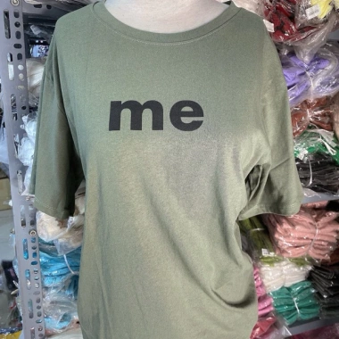 Áo phông chữ Me unisex rộng đa màu - Siêu mềm, giá chỉ 110.400 VND, giảm mạnh 5