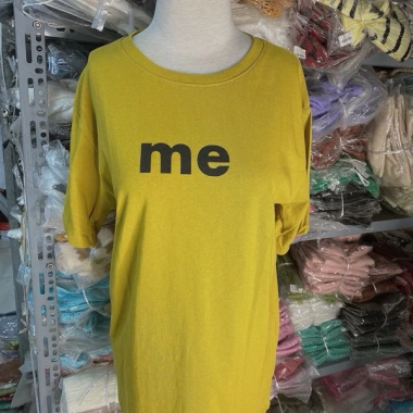 Áo phông chữ Me unisex rộng đa màu - Siêu mềm, giá chỉ 110.400 VND, giảm mạnh 6