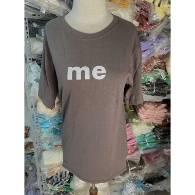 Áo phông chữ Me unisex rộng đa màu - Siêu mềm, giá chỉ 110.400 VND, giảm mạnh 9