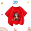 Áo phông cộc tay bé gái in hình Cooking, cotton mát thoáng, thấm mồ hôi - Mã 14