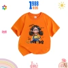Áo phông cộc tay bé gái in hình Cooking, cotton mát thoáng, thấm mồ hôi - Mã 14 2