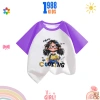 Áo phông cộc tay bé gái in hình Cooking, cotton mát thoáng, thấm mồ hôi - Mã 14 6