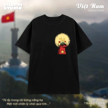 Áo Phông Cotton Tay Lỡ Unisex Oversize Snoppi - Mặt Trời Chân Lý, Giá 59.000đ