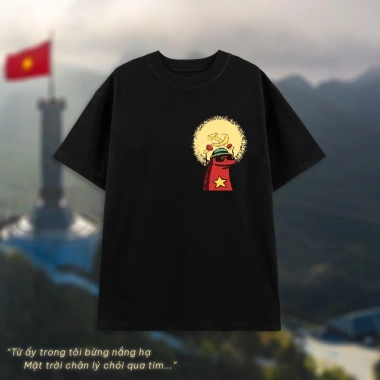Áo Phông Cotton Tay Lỡ Unisex Oversize Snoppi - Mặt Trời Chân Lý, Giá 59.000đ