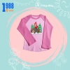 Áo phông dài tay giữ nhiệt bé gái Labubu cưỡi Hà Mã Noel - Mã TED10 giảm còn 80.000 VND