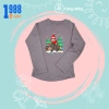 Áo phông dài tay giữ nhiệt bé gái Labubu cưỡi Hà Mã Noel - Mã TED10 giảm còn 80.000 VND 2