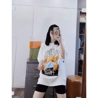 Áo phông Gấu Stay Safe xinh xắn, giảm giá 103.500₫ - Thoải mái & an toàn 9 Áo phông Gấu Stay Safe xinh xắn, giảm giá 103.500₫ - Thoải mái & an toàn 9