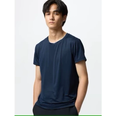 Áo phông làm mát A.I.Rism cổ tròn tay ngắn màu xám - Nhật Bản, giảm còn 350.000₫ 2