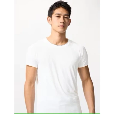 Áo phông làm mát A.I.Rism cổ tròn tay ngắn màu xám - Nhật Bản, giảm còn 350.000₫ 3