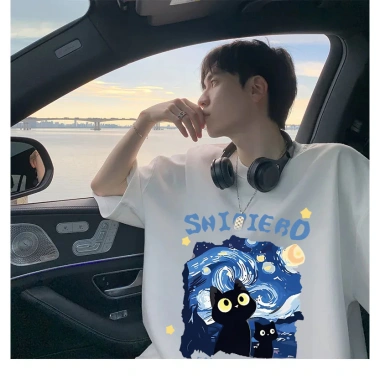 Áo phông nam Beeyanbuy bigsize trắng mùa hè unisex Hàn Quốc cotton 100% giá 99.000đ 4 Áo phông nam Beeyanbuy bigsize trắng mùa hè unisex Hàn Quốc cotton 100% giá 99.000đ 4