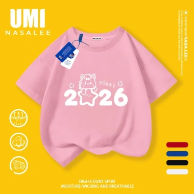 Áo phông NASA Tết Nguyên Đán form rộng cotton cho bé - Ngựa con tinh nghịch, thoáng mát, 85.000 VND 5