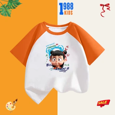 Áo phông Natra tinh nghịch cho bé trai, bé gái - Cotton 15-60kg mã 08 - 108.000đ