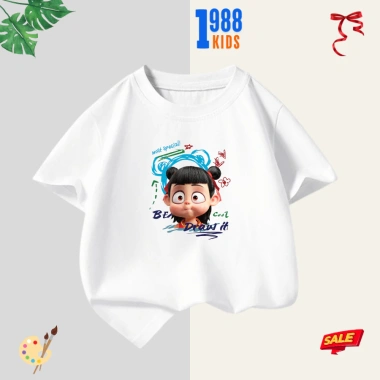 Áo phông Natra tinh nghịch cho bé trai, bé gái - Cotton 15-60kg mã 08 - 108.000đ