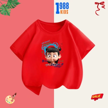 Áo phông Natra tinh nghịch cho bé trai, bé gái - Cotton 15-60kg mã 08 - 108.000đ