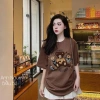 Áo phông nữ 3 con gấu nhiều màu - Hình in đáng yêu, giảm giá 20% chỉ 110.400₫ 5