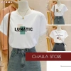 Áo phông nữ form vừa cotton 100% mềm mịn, thoáng mát, trắng, in đa dạng - Giao hàng 24h - 69.000₫