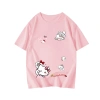 Áo phông nữ Hồng sen 100% cotton Hello Kitty mùa hè cute Hàn Quốc - RTOML 69.000₫ 4