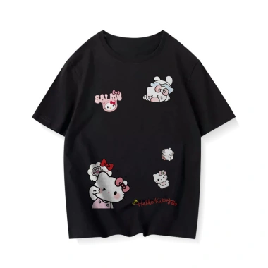 Áo phông nữ Hồng sen 100% cotton Hello Kitty mùa hè cute Hàn Quốc - RTOML 69.000₫ 6