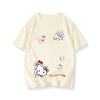 Áo phông nữ Hồng sen 100% cotton Hello Kitty mùa hè cute Hàn Quốc - RTOML 69.000₫ 10