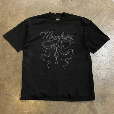 Áo phông nữ tiêu nơ mùa hè form rộng RTOML 100% cotton 260gsm - Giá ưu đãi 69.000đ 7