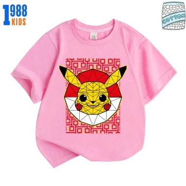 Áo phông Pokemon Pikachu cho bé - Nhiều màu, cotton thoáng mát, vải mịn, chỉ 90.000₫