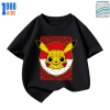 Áo phông Pokemon Pikachu cho bé - Nhiều màu, cotton thoáng mát, vải mịn, chỉ 90.000₫ 5