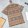 Áo phông Premium Cotton BBR nam nữ kẻ sọc caro toàn thân vàng bò xanh than - Siêu mềm, hot, điểm nhấn thời trang mùa hè, giá 13.350₫ 2