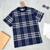 Áo phông Premium Cotton BBR nam nữ kẻ sọc caro toàn thân vàng bò xanh than - Siêu mềm, hot, điểm nhấn thời trang mùa hè, giá 13.350₫ 3