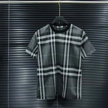 Áo phông Premium Cotton BBR nam nữ kẻ sọc caro toàn thân vàng bò xanh than - Siêu mềm, hot, điểm nhấn thời trang mùa hè, giá 13.350₫