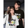 Áo phông thun cộc tay dáng rộng nam nữ KHOSI SP318 cotton thoáng mát, in chữ - Giá 119.000đ 3