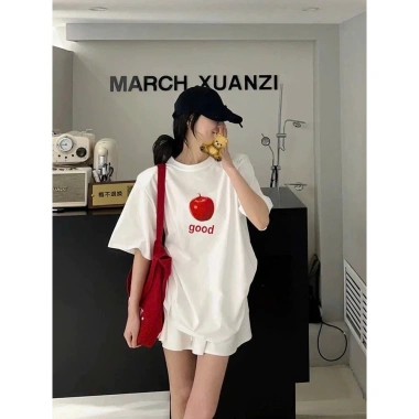 Áo phông thun cộc tay mùa hè dài rộng in trẻ trung cotton thoáng mát KHOSI SP330 119k 3