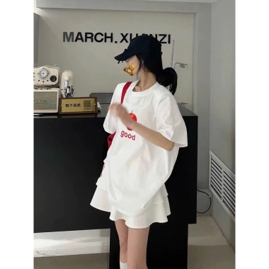 Áo phông thun cộc tay mùa hè dài rộng in trẻ trung cotton thoáng mát NGOMINH SP330 giá 109k