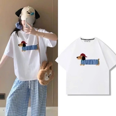 Áo phông thun cotton cộc tay nam nữ, thoáng mát, họa tiết trẻ trung – KUNKUN SP335 giá 119k