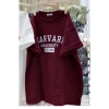 Áo phông thun nữ unisex Harvard form rộng cotton khô SKINI giảm giá còn 69.599đ 10