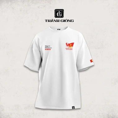 Áo phông TLTV Đen/Trắng 80 Năm Cách mạng Tháng Tám và Quốc khánh 2/9 - Giá ưu đãi 150.000