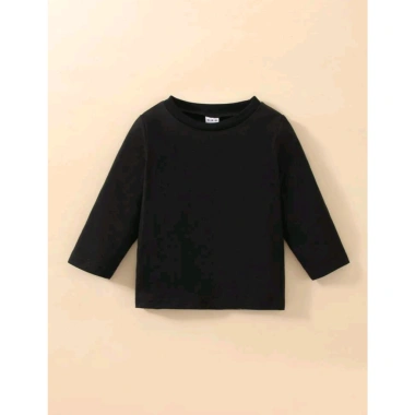 Áo phông trơn dài tay unisex cho bé trai gái PooKi Kid chất liệu cotton mềm mại – Giá 73.500₫ 5