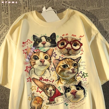 Áo phông unisex mùa hè 2.026 họa tiết mèo hoạt hình dễ thương, sành điệu - Giảm giá 69.000đ 7 Áo phông unisex mùa hè 2.026 họa tiết mèo hoạt hình dễ thương, sành điệu - Giảm giá 69.000đ 7
