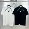 Áo phông unisex nam nữ chữ A 2 khoá cotton mát mùa hè - Siêu đẹp AT014 giảm giá 59k