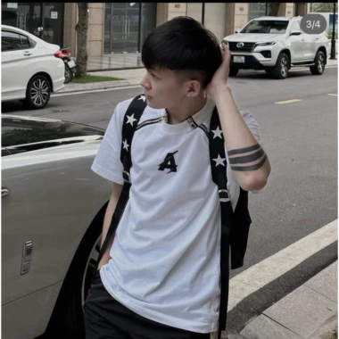 Áo phông unisex nam nữ chữ A 2 khoá cotton mát mùa hè - Siêu đẹp AT014 giảm giá 59k 6 Áo phông unisex nam nữ chữ A 2 khoá cotton mát mùa hè - Siêu đẹp AT014 giảm giá 59k 6