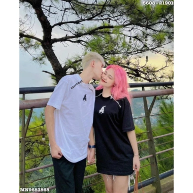 Áo phông unisex nam nữ chữ A 2 khoá cotton mát mùa hè - Siêu đẹp AT014 giảm giá 59k 7 Áo phông unisex nam nữ chữ A 2 khoá cotton mát mùa hè - Siêu đẹp AT014 giảm giá 59k 7