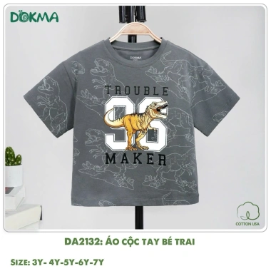 Áo Phông và Áo Cộc Bé Trai 13-25kg 3-7Y Dokma DA2.093-DA2.957 Giá 99.000₫ 5