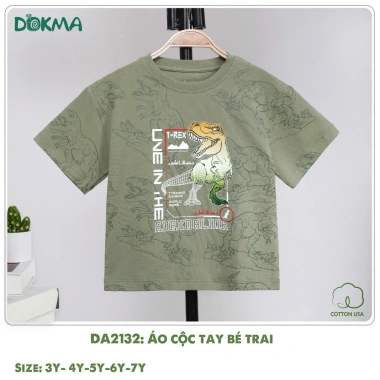 Áo Phông và Áo Cộc Bé Trai 13-25kg 3-7Y Dokma DA2.093-DA2.957 Giá 99.000₫ 10
