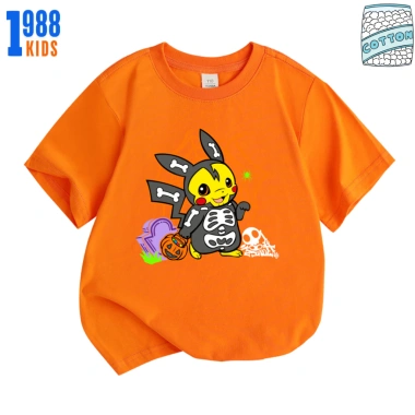 Áo Pokemon Halloween bé 100% Cotton cộc tay cổ tròn - BST Little Baby TEpikachu03 giảm 90k 3 Áo Pokemon Halloween bé 100% Cotton cộc tay cổ tròn - BST Little Baby TEpikachu03 giảm 90k 3