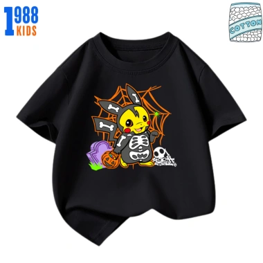 Áo Pokemon Halloween bé 100% Cotton cộc tay cổ tròn - BST Little Baby TEpikachu03 giảm 90k 4 Áo Pokemon Halloween bé 100% Cotton cộc tay cổ tròn - BST Little Baby TEpikachu03 giảm 90k 4