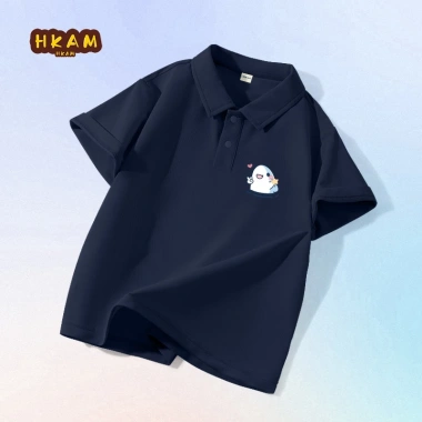 Áo POLO Bé Trai Cool Sense Quick Dry, Thấm nhanh, Hình cá mập dễ thương - 162.000₫
